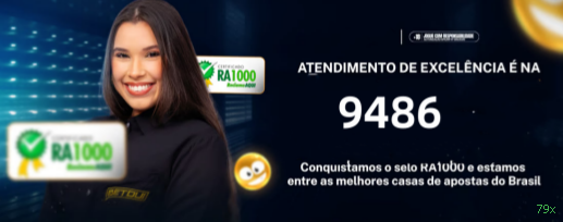 Imagem promocional do aplicativo mobile da 79x